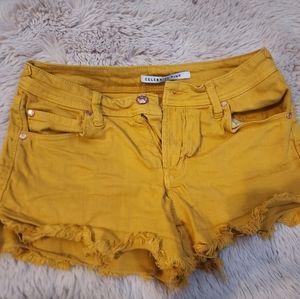Yellow shorts